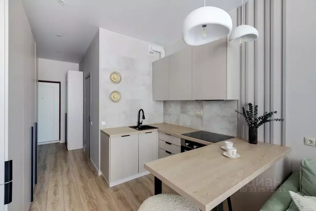 Студия Москва Бартеневская ул., 18к2 (24.0 м) - Фото 1
