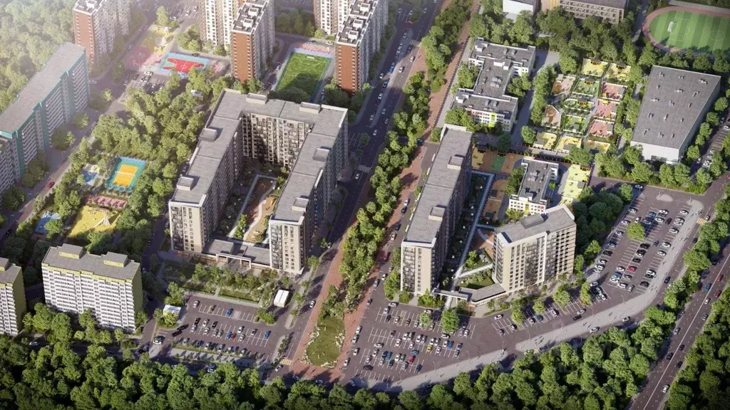 2-к кв. Ленинградская область, Всеволожский район, Заневское городское ... - Фото 1