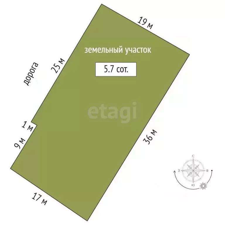 Участок в Севастополь Горный дачный потребительский кооператив, 256 ... - Фото 1