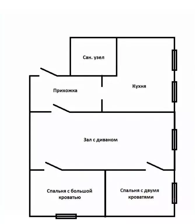 3-к кв. Приморский край, Уссурийск ул. Пушкина, 16А (55.0 м) - Фото 1