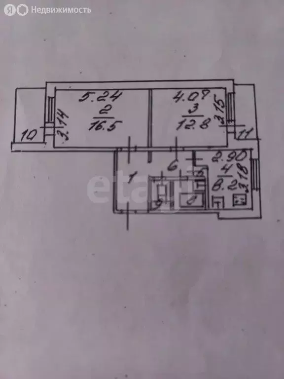 2-комнатная квартира: Белгород, улица Щорса, 46 (50.5 м) - Фото 1