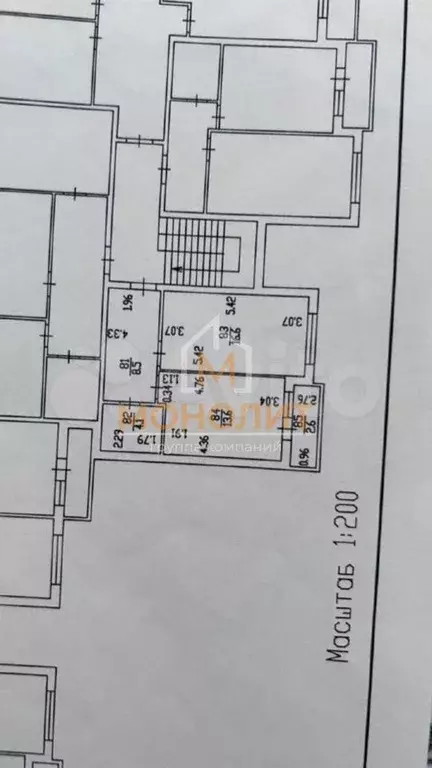 1-к. квартира, 42,8 м, 2/3 эт. - Фото 0