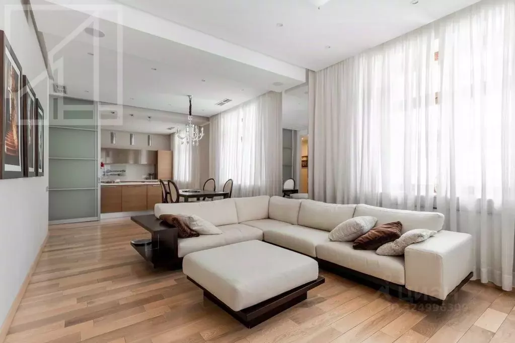 3-к кв. Москва пер. Хилков, 1 (120.0 м) - Фото 1