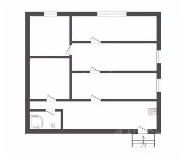 Дом в Воронежская область, Борисоглебск ул. Шевченко, 12 (67 м) - Фото 2