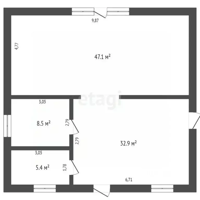 Дом в Брянская область, Брянск пер. Герцена, 21 (175 м) - Фото 1