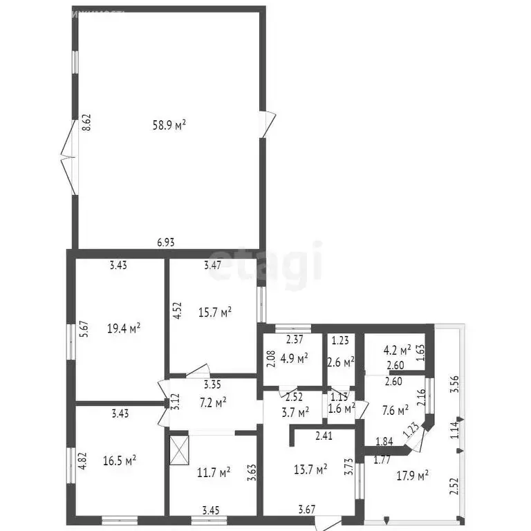 Дом в Емва, садовые участки (76.8 м) - Фото 1