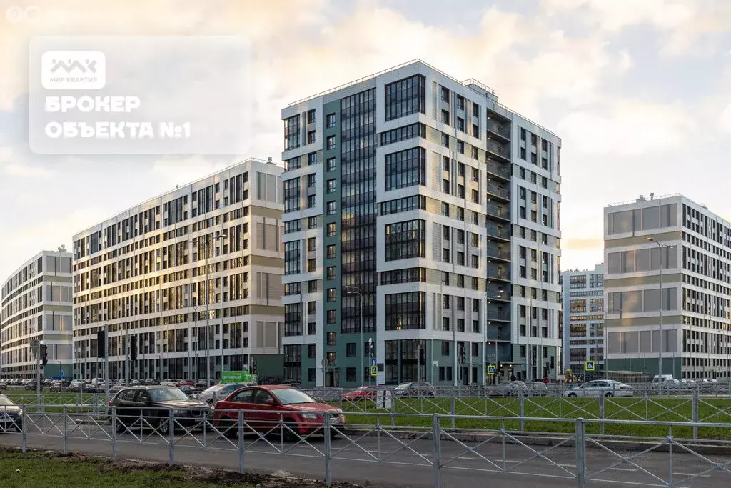 Квартира-студия: Санкт-Петербург, бульвар Александра Грина, 4 (28.1 м) - Фото 2