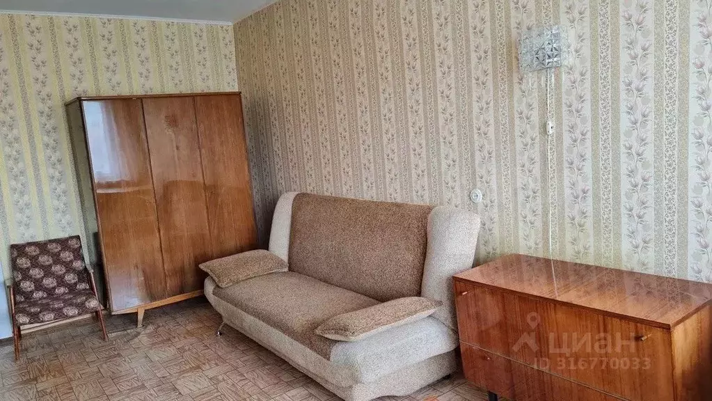 1-к кв. Омская область, Омск Взлетная ул., 3Б (31.0 м) - Фото 0