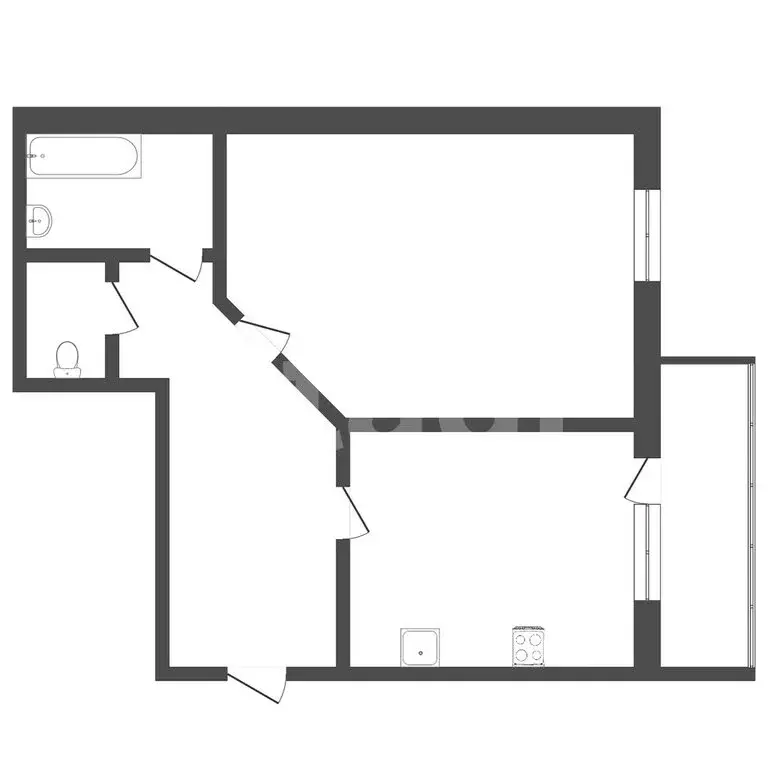 1-комнатная квартира: Тюмень, Сургутская улица, 11к4 (84 м) - Фото 1