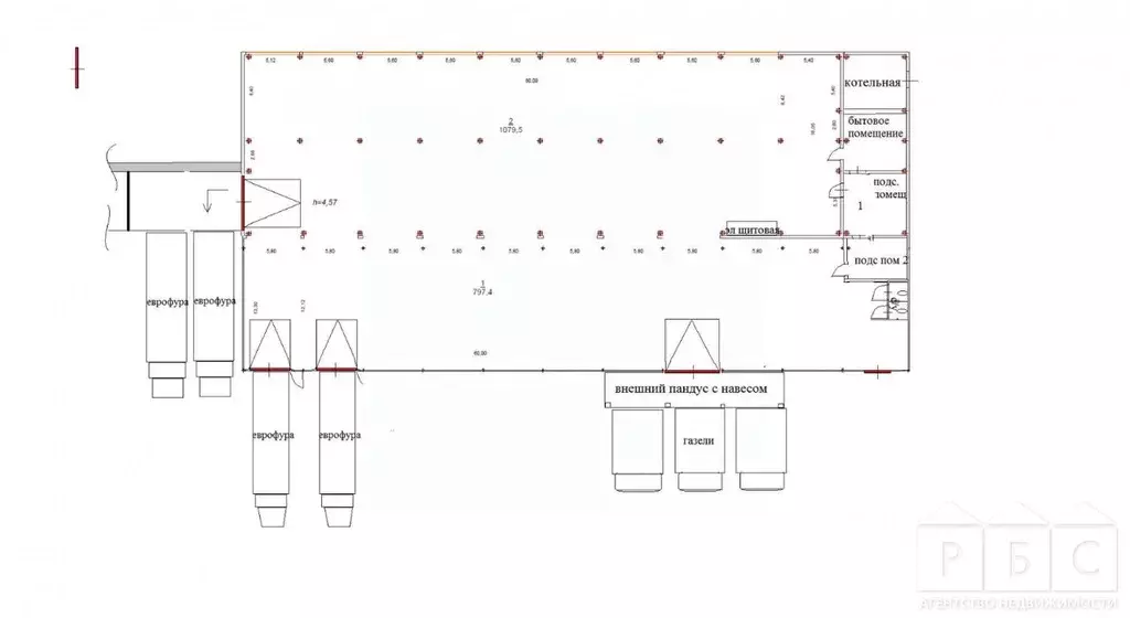 Склад в Саратовская область, Энгельс Промышленная ул., 3 (2080 м) - Фото 1