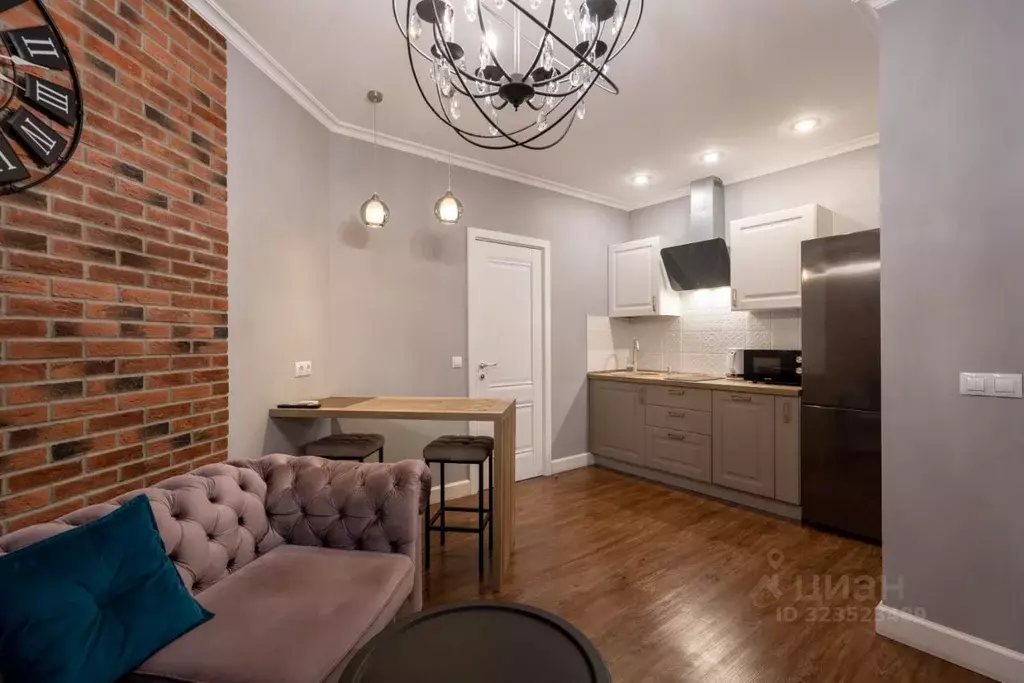 Студия Санкт-Петербург Петровский просп., 24к3 (36.3 м) - Фото 2