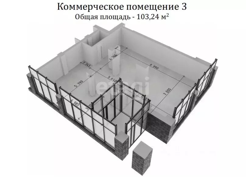 Помещение свободного назначения в Брянская область, Брянск Рассвет-2 ... - Фото 1