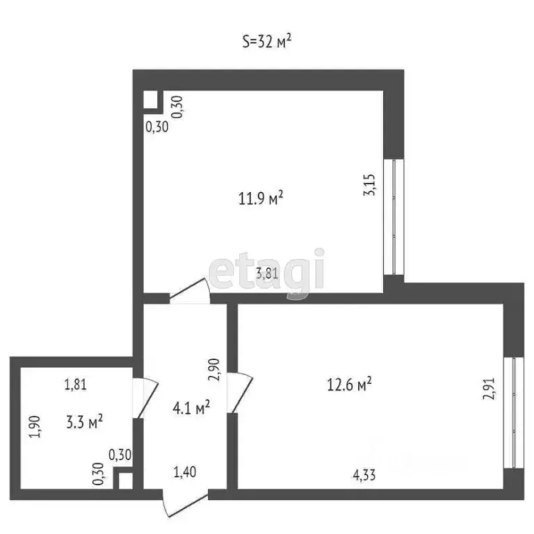 Офис в Краснодарский край, Анапа ул. Ленина, 185Ак3 (32 м) - Фото 2