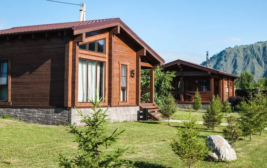 Дом в Алтай, Чемальский район, Рублевка ДПК  (35 м) - Фото 1
