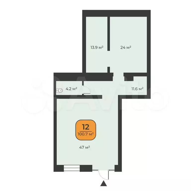 Продам помещение свободного назначения, 100.7 м - Фото 0