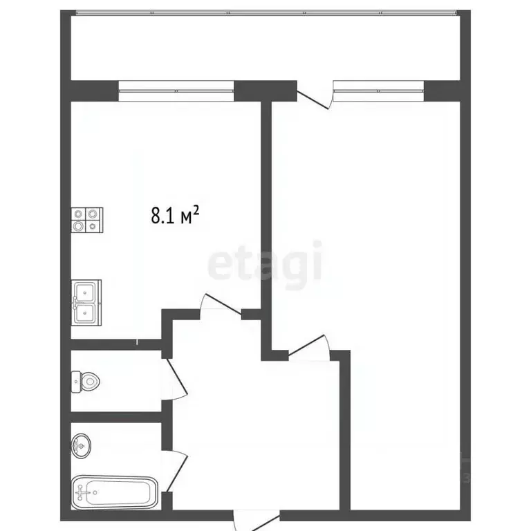 1-к кв. Москва Зарайская ул., 19 (36.7 м) - Фото 2