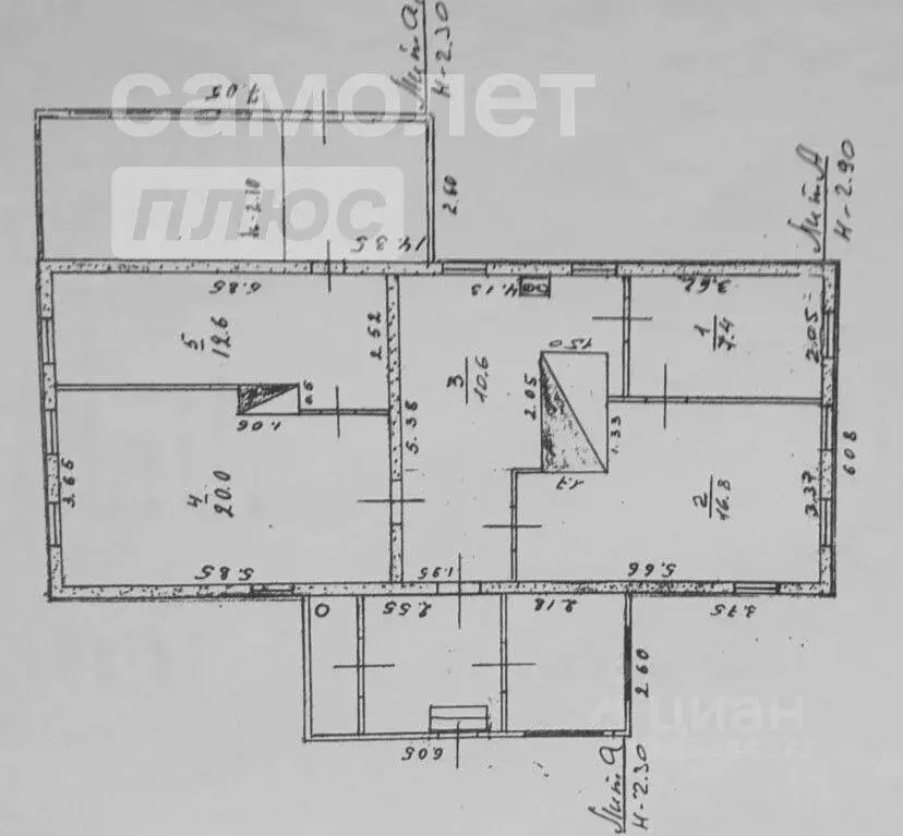 Дом в Вологодская область, Харовск ул. Седовцев, 73 (67 м) - Фото 1