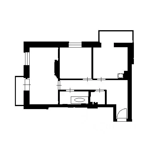 2-к кв. Новосибирская область, Новосибирск ул. Гоголя, 205/1 (60.0 м) - Фото 1