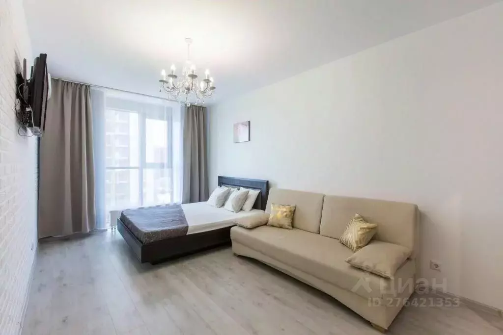 1-к кв. Башкортостан, Уфа ул. Рудольфа Нуреева, 1 (42.0 м) - Фото 1