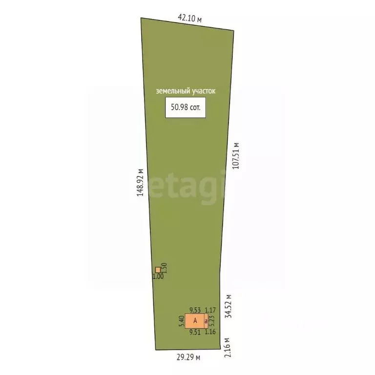 Дом в Тамбовская область, Тамбовский муниципальный округ, с. Эксталь ... - Фото 1