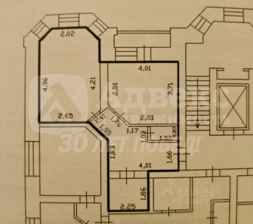 1-к кв. Тюменская область, Тюмень ул. Циолковского, 11 (50.0 м) - Фото 2