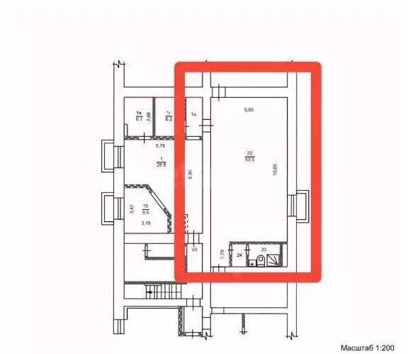 Помещение свободного назначения в Москва Молодежная ул., 4 (54 м) - Фото 2