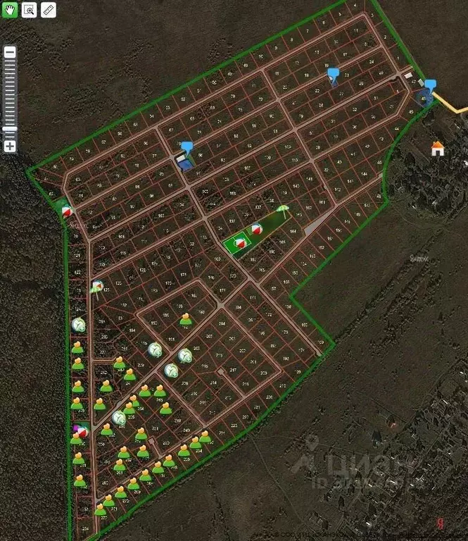 Участок в Псковская область, Гдов городское поселение, Озерки Чудские ... - Фото 2