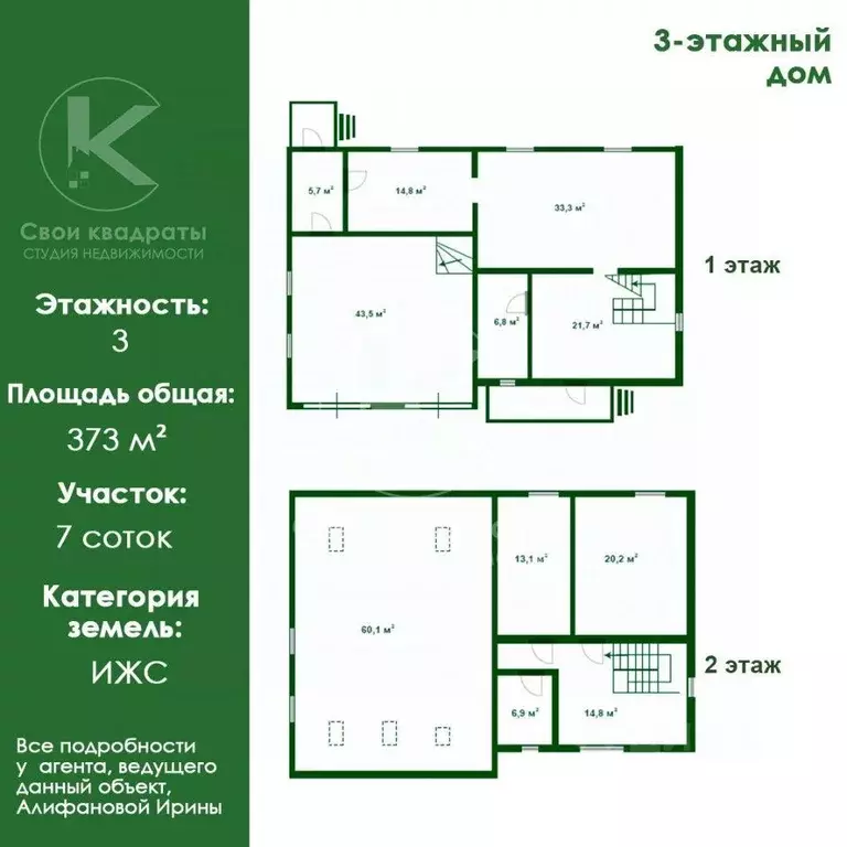 Коттедж, 373 м - Фото 0