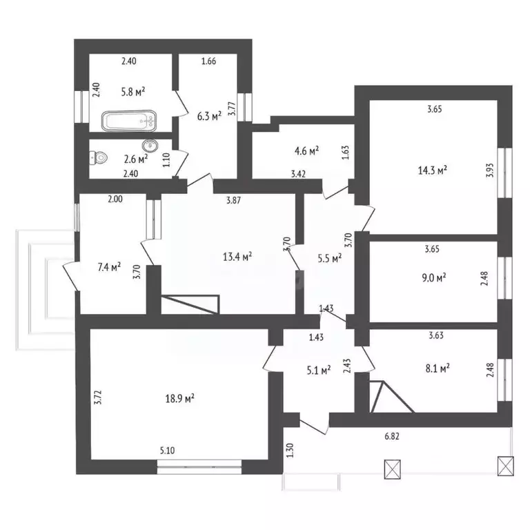 Дом в Крым, Кировский район, с. Токарево ул. Южная (94 м) - Фото 2