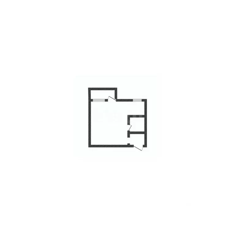 Студия Белгородская область, Губкин Горняк мкр, 3 (29.2 м) - Фото 2