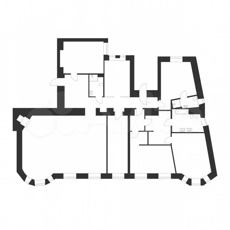 5-к. квартира, 250 м, 3/6 эт. - Фото 0