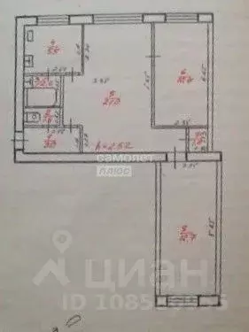 3-к кв. Карелия, Сегежа ул. Маяковского, 12 (57.3 м) - Фото 1