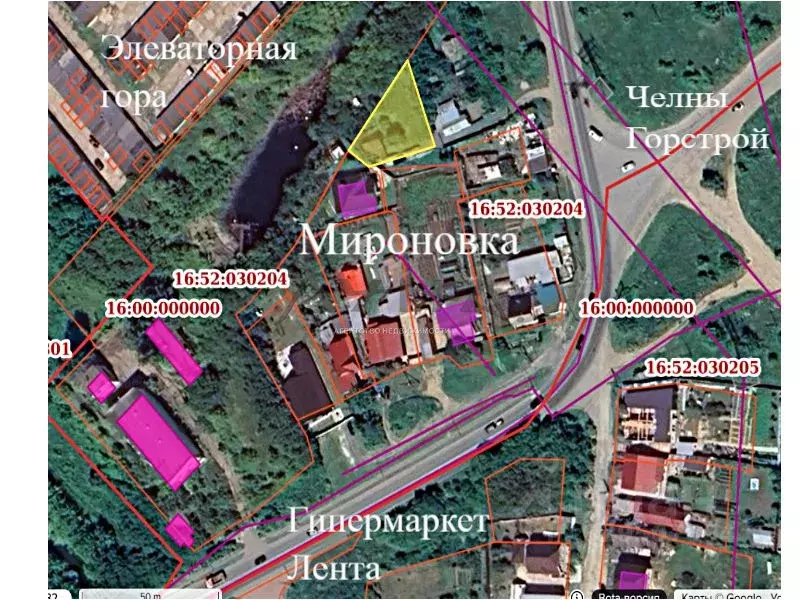 Участок в Татарстан, Набережные Челны д. Мироновка, ул. Мироновка ... - Фото 2