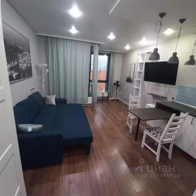 Студия Москва Ходынский бул., 20А (34.0 м) - Фото 2