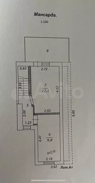 Дом 81,4 м на участке 3 сот. - Фото 1