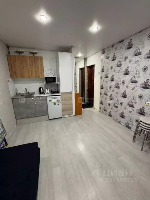 1-к кв. Татарстан, Казань Выборгская ул., 2 (18.0 м) - Фото 2
