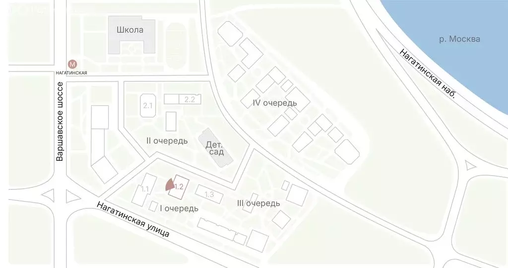 1-комнатная квартира: Москва, ЖК Первый Нагатинский, 1.2 (63.37 м) - Фото 2