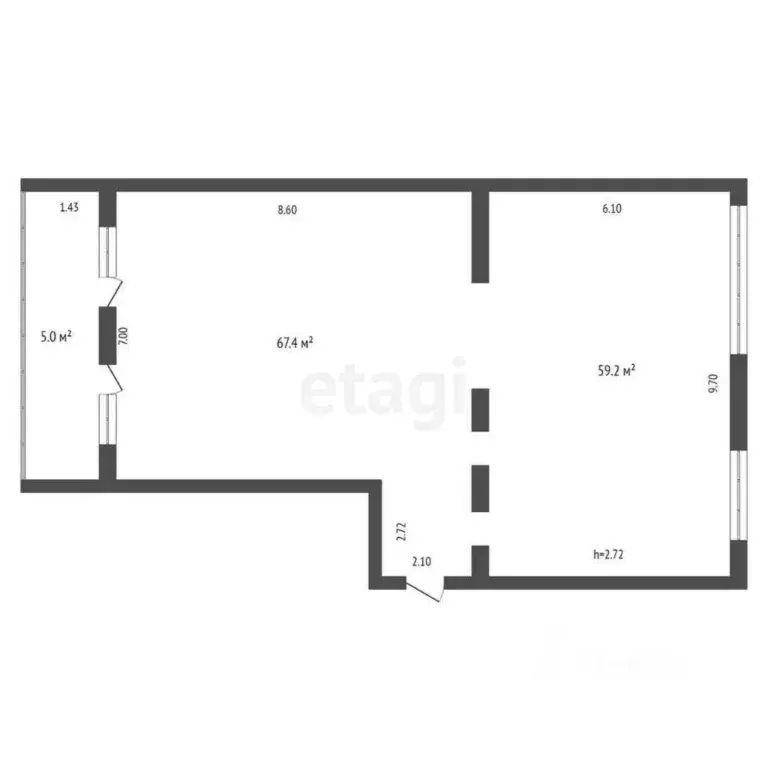 3-к кв. Омская область, Омск ул. Масленникова, 72 (126.5 м) - Фото 1