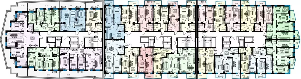 3-комнатная квартира: Ростов-на-Дону, улица Ларина, 45с11 (77.13 м) - Фото 1