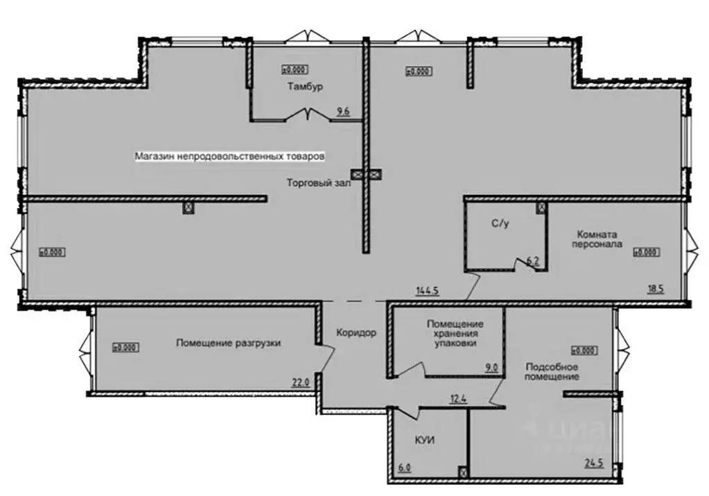 Торговая площадь в Ростовская область, Ростов-на-Дону просп. Маршала ... - Фото 1