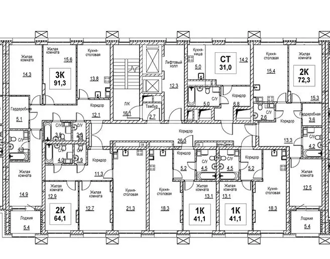 1-к кв. Нижегородская область, Нижний Новгород Мещерское Озеро ... - Фото 2