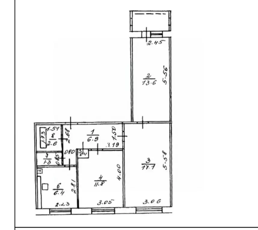 3-к кв. Башкортостан, Уфа ул. Георгия Мушникова, 3 (60.1 м) - Фото 0