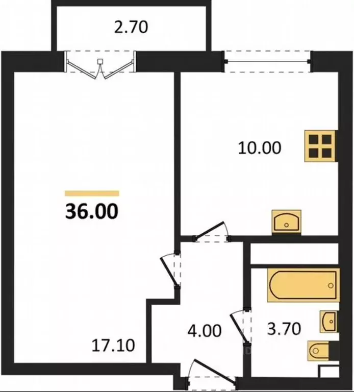 1-к кв. Удмуртия, Ижевск Камбарская ул., 7 (35.0 м) - Фото 0