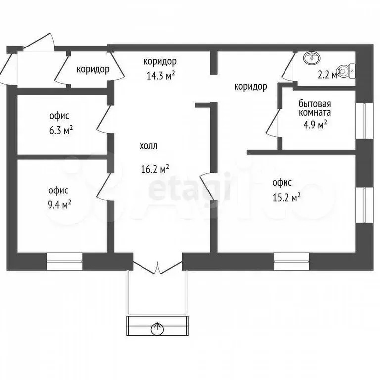 Продам помещение свободного назначения, 69.3 м - Фото 0