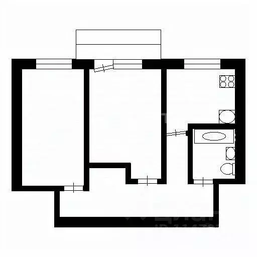 2-к кв. Московская область, Балашиха ул. Терешковой, 15 (43.0 м) - Фото 1