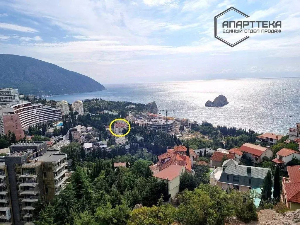 1-к кв. Крым, Ялта муниципальный округ, Гурзуф пгт ул. Ленинградская, ... - Фото 2