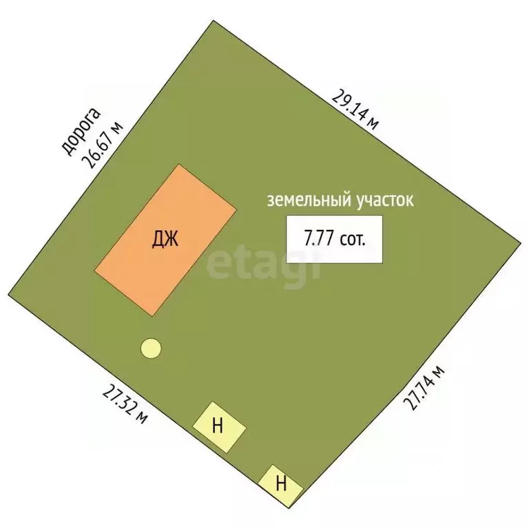 Дом в Вологодская область, Шекснинский муниципальный округ, Полянка ... - Фото 2