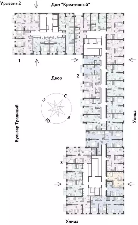 4-комнатная квартира: Тюмень, улица Андрея Кореневского, 5к1 (84.45 м) - Фото 1
