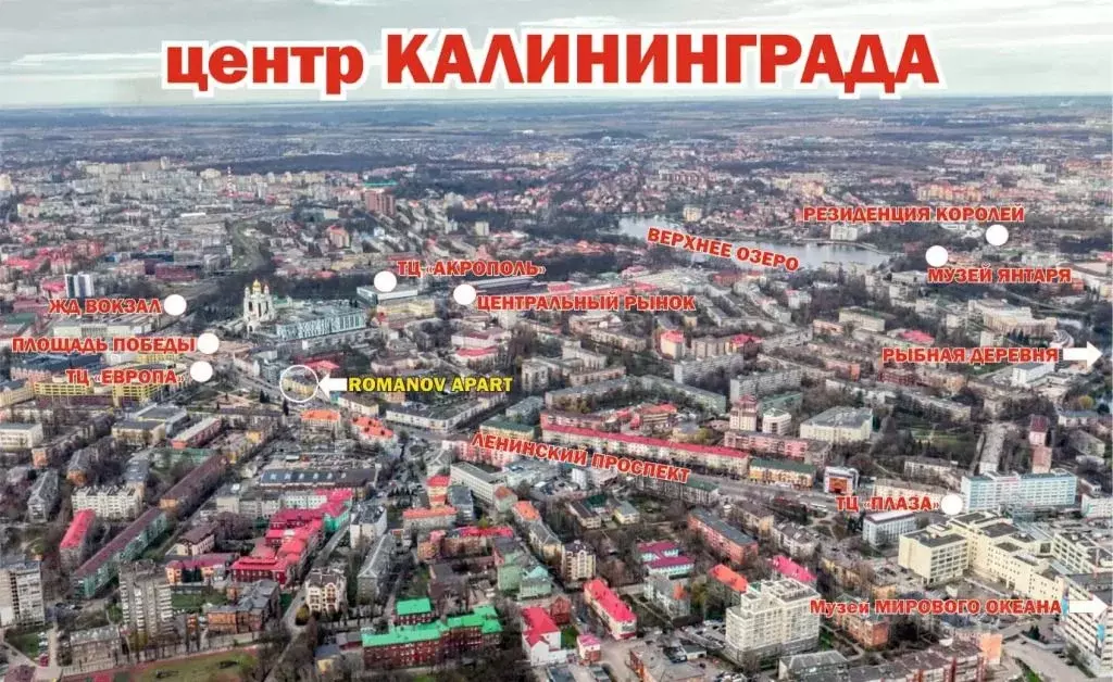 2-к кв. Калининградская область, Калининград Ленинский просп., 13 ... - Фото 1