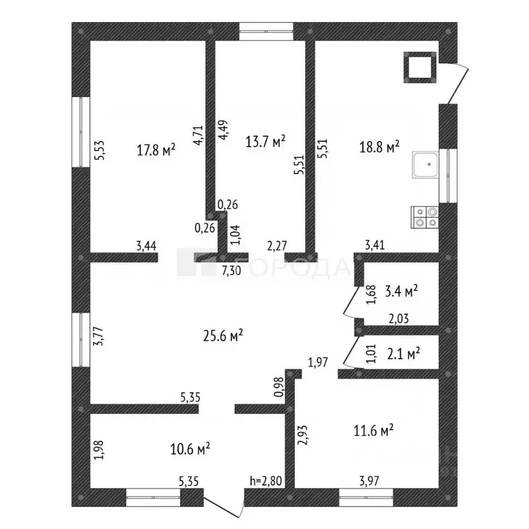 Дом в Алтайский край, Барнаул городской округ, пос. Пригородный проезд ... - Фото 2